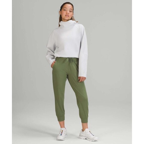 NWT Lululemon Ready to Rulu High-Rise Jogger Crop Green Twill size 16 - Picture 3 of 5